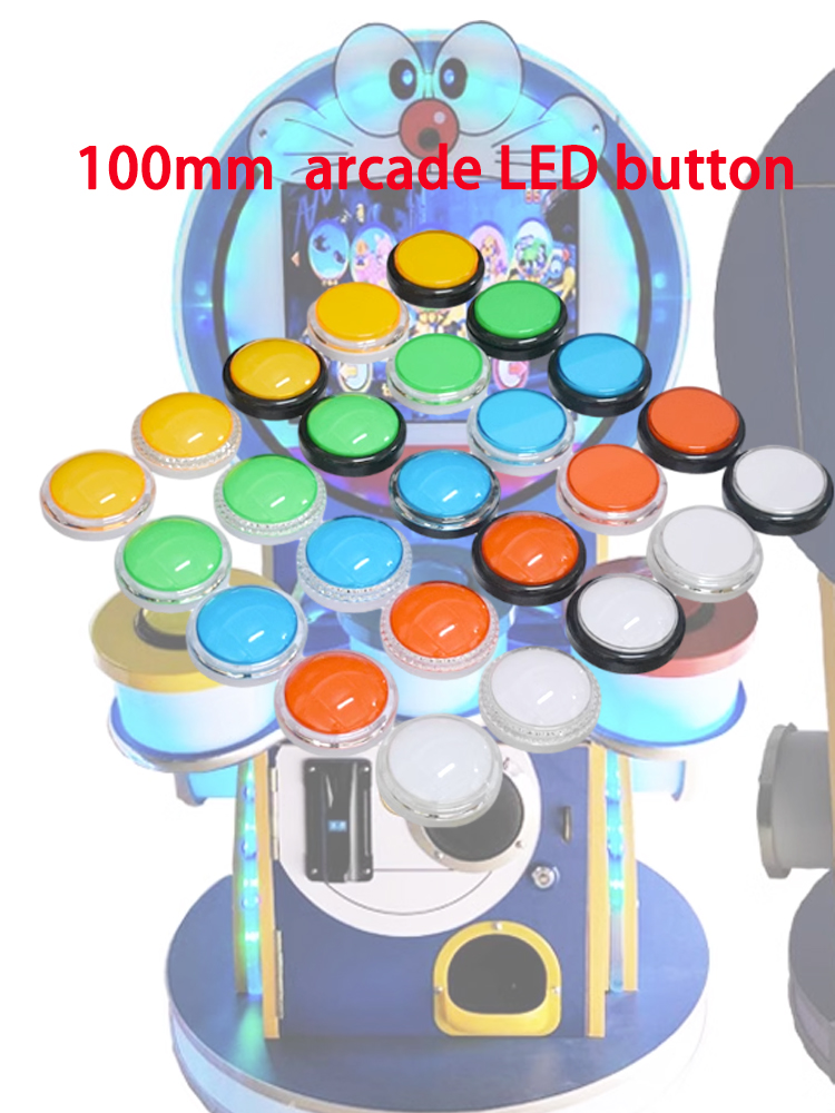 12V Arcade LED Button 100mm Pl - Arcade Game Jackpot 评论和价格