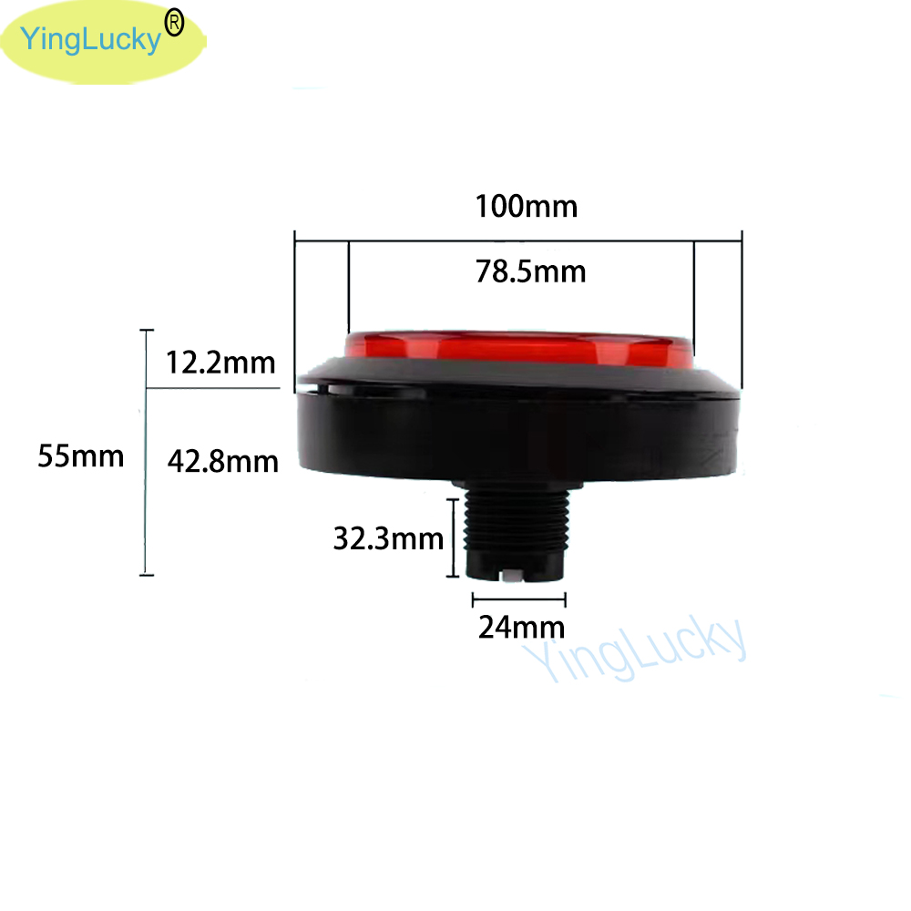 12V Arcade LED Button 100mm Pl - Arcade Game Jackpot 评论和价格